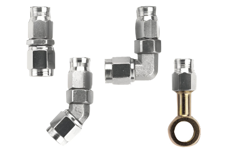 Fragola -4AN Race-Rite Crimp-On Hose End Straight - Fragola 2600104