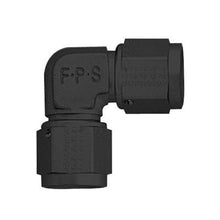 Load image into Gallery viewer, Fragola -8AN Female Coupler Tube Style - Black - Fragola 496318-BL