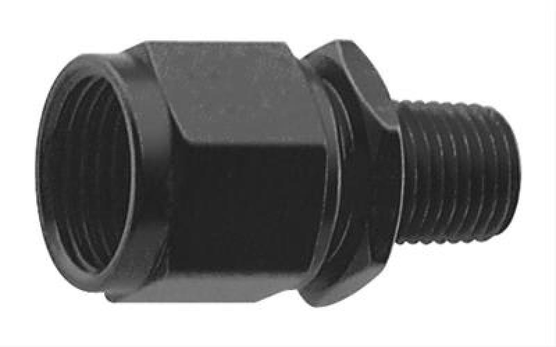 Fragola -6AN Female Swivel To 3/8 NPT - Black - Fragola 499366-BL