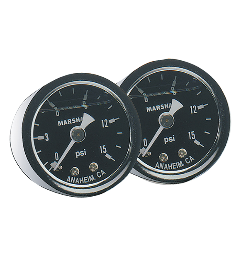 Fragola Fuel Pressure Gauge 0-100 PSI Liquid Filled - Black Ops Auto Works
