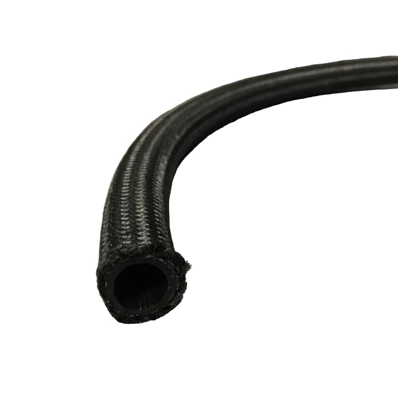 Close-up of PTFE inner core and nylon braid