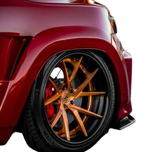 Load image into Gallery viewer, Close-up of fender wing contour and air channel details