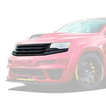 Load image into Gallery viewer, Front view of Wideoutt radiator grill installed on Jeep Grand Cherokee WK2