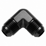 Vibrant -16AN 90deg Flare Union Fitting - Aluminum