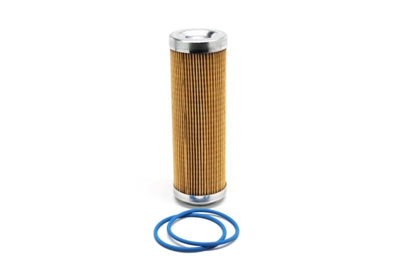 Fuelab 10 Micron Paper Replacement Element - 5in w/2 O-Rings & Instructions - Black Ops Auto Works