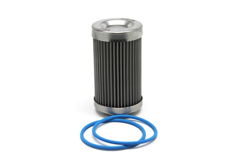 Fuelab 100 Micron Stainless Replacement Element - 3in w/2 O-Rings & Instructions - Black Ops Auto Works
