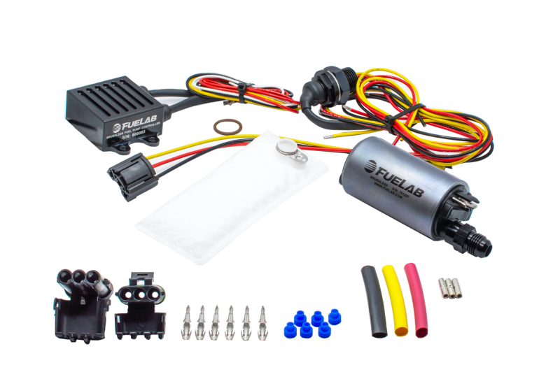 Fuelab 253 In-Tank Brushless Fuel Pump Kit w/-6AN Outlet/72002/74101/Pre-Filter - 500 LPH - Black Ops Auto Works
