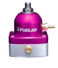 Load image into Gallery viewer, Fuelab 535 EFI Adjustable Mini FPR 25-90 PSI (2) -6AN In (1) -6AN Return - Purple - Black Ops Auto Works
