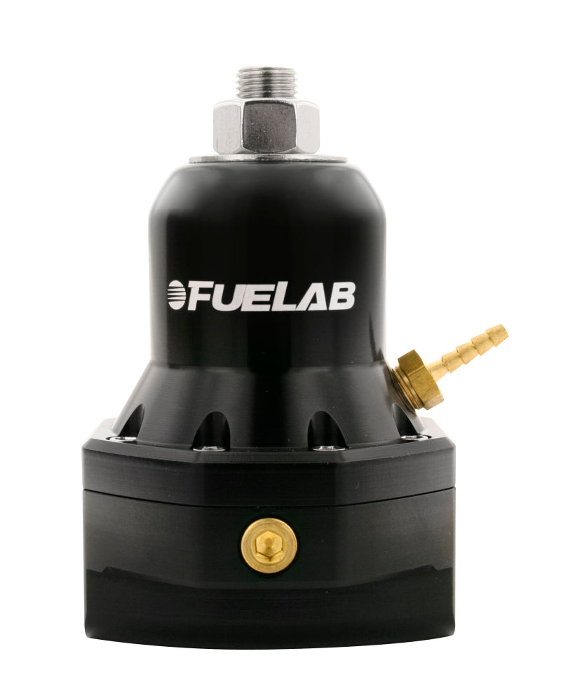 Fuelab 565 EFI Adjustable FPR 40-80 PSI (2) -10AN In (1) -10AN Return Max Flow Bypass - Black - Black Ops Auto Works