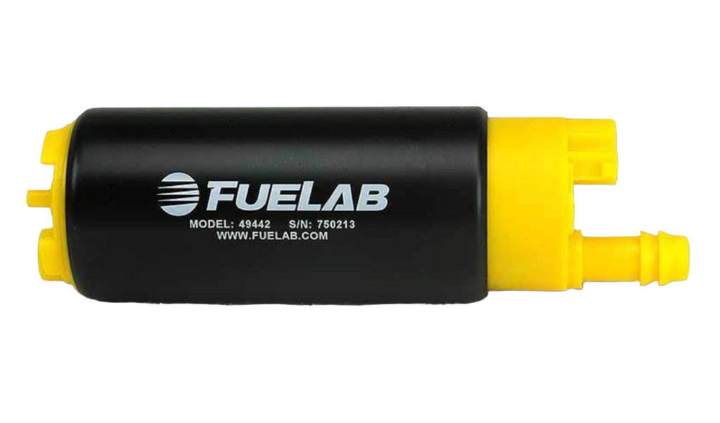 Fuelab 494 High Output In-Tank Electric Fuel Pump - 340 LPH In In-Line From Out - Black Ops Auto Works