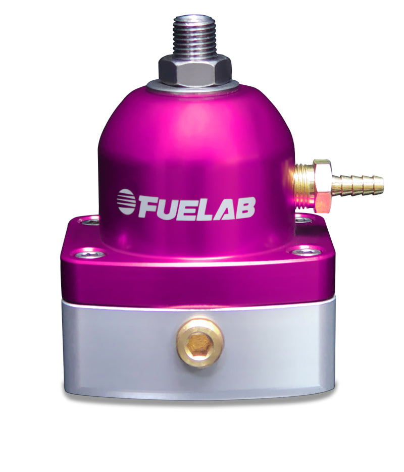 Fuelab 515 EFI Adjustable FPR 25-90 PSI (2) -6AN In (1) -6AN Return - Purple - Fuelab FLB51502-4