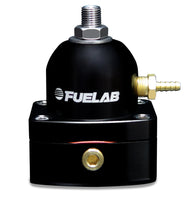 Load image into Gallery viewer, Fuelab 515 Carb Adjustable FPR 4-12 PSI (2) -6AN In (1) -6AN Return - Black - Fuelab FLB51504-1