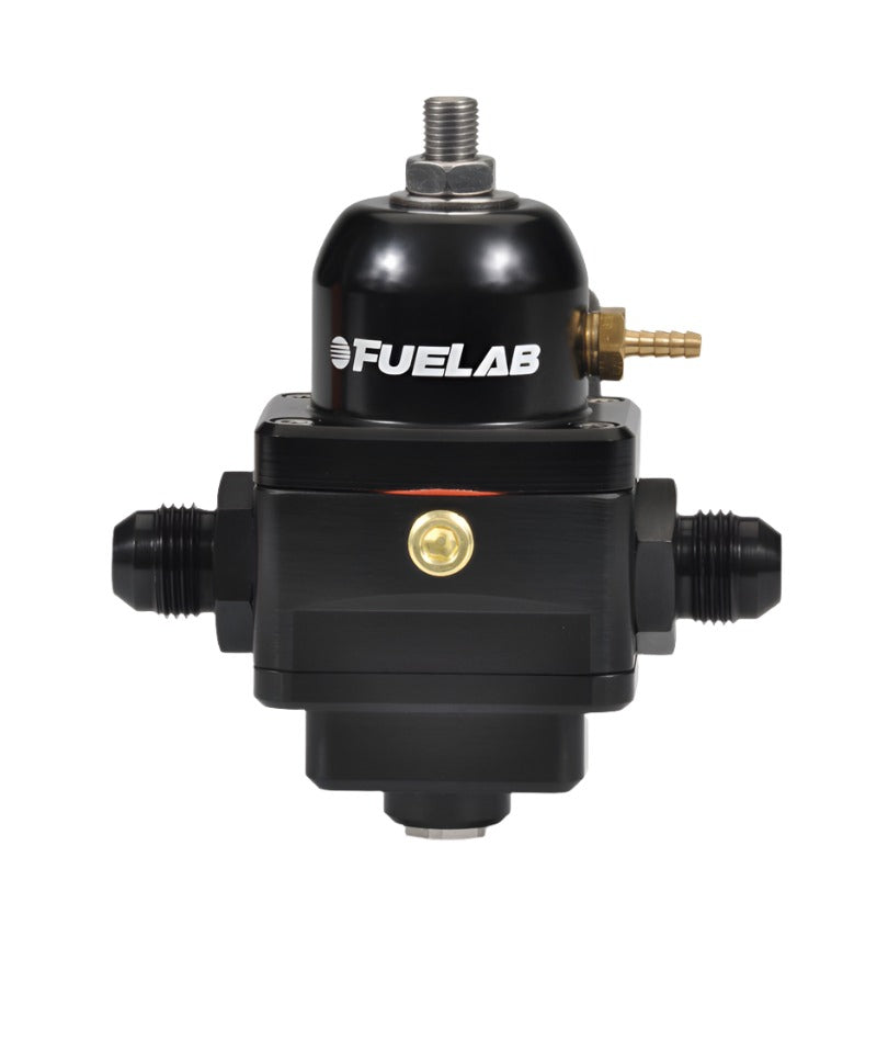 Fuelab 529 Electronic EFI Adjustable FPR (1) -6AN In (1) -6AN Return - Black - Fuelab FLB52901-1