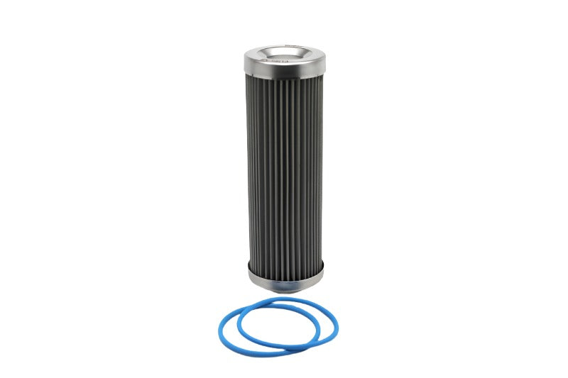 Fuelab 6 Micron Micro-Fiberglass Replacement Element - 5in w/2 O-Rings & Instructions - Fuelab FLB71808