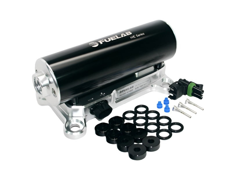 Fuelab High Efficiency EFI In-Line Twin Screw Fuel Pump - 1500 HP - Black Ops Auto Works