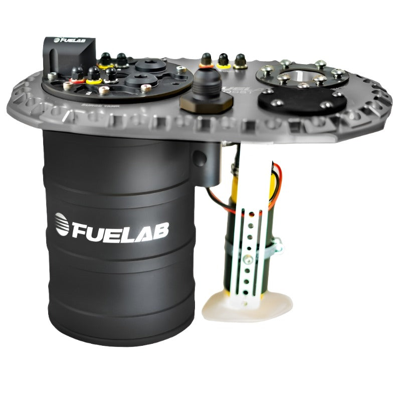 Fuelab Quick Service Surge Tank w/No Lift Pump & No Surge Pump - Titanium - Black Ops Auto Works