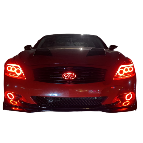-Infiniti G37/G25 Sedan RGB LED Emblem 2010-2013-Exterior Lighting-RGB Halo Kits