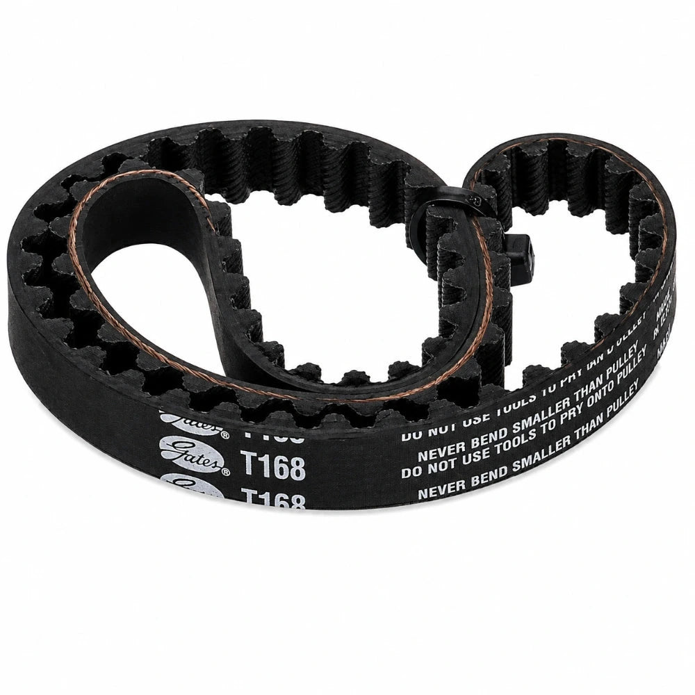 Gates T168 — Gates 89 Dodge 2000 GTX / 90-07 Mitsubishi Eclipse / 89-06 Galant / 03-06 Lancer Timing Belt — view 2