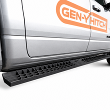 Load image into Gallery viewer, Black powder coated GEN-Y running boards with anti-slip tread for Ram 2500