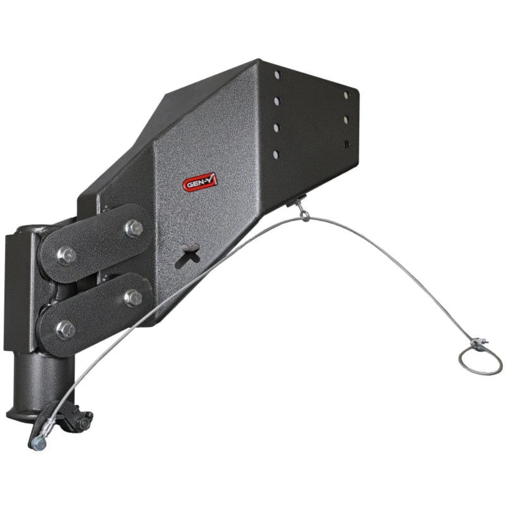 Gen-Y Executive Torsion-Flex Auto Rhino 5th Wheel Pin Box Rep w/Gooseneck 2-5/16in Coupler - GEN-Y Hitch GH-8076AL