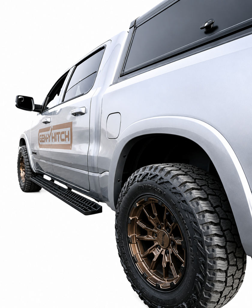 GEN-Y GH-25004 heavy-duty steel running boards for Ram Crew Cab