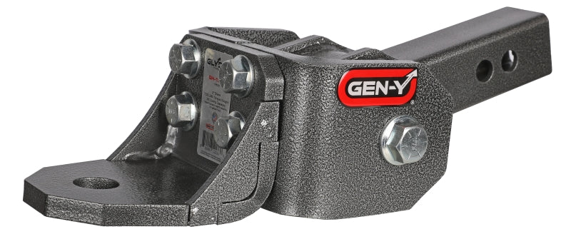 Gen-Y Glyder Torsion-Flex 2in Shank 2in Drop 7K Hitch w/Ball Platform/1in Diameter Mounting Hole - Black Ops Auto Works