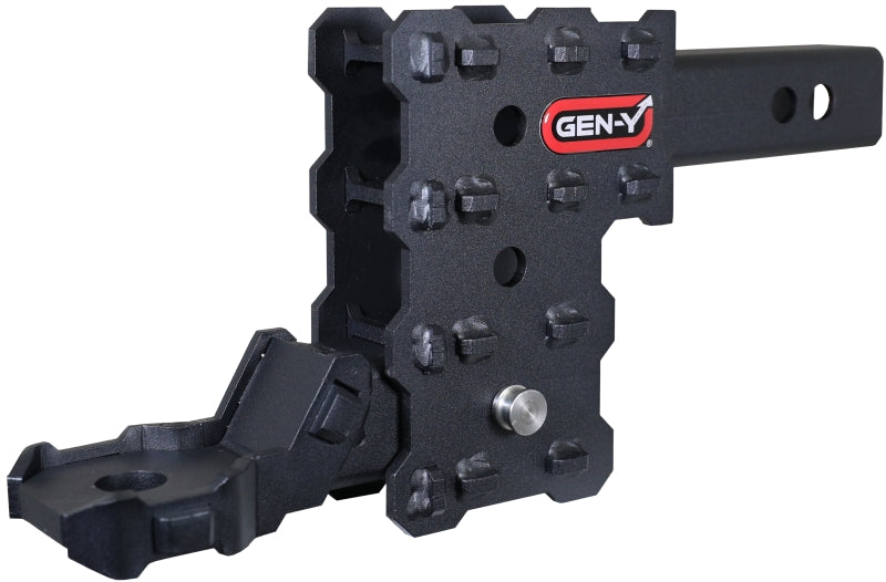 Gen-Y Phantom-X 2in Hollow Shank 4.5in Drop 700lb TW 7K Hitch w/GH-13051X Platinum Ball Mount - GEN-Y Hitch GH-13053X