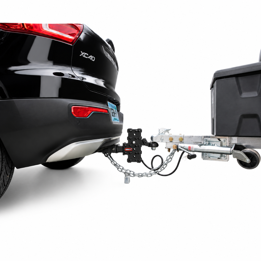 Gen-Y Phantom-X 2.5in Solid Shank 7.5in Drop 1.6K TW 16K Hitch w/GH-052 (No Flat Towing) - GEN-Y Hitch GH-2434X