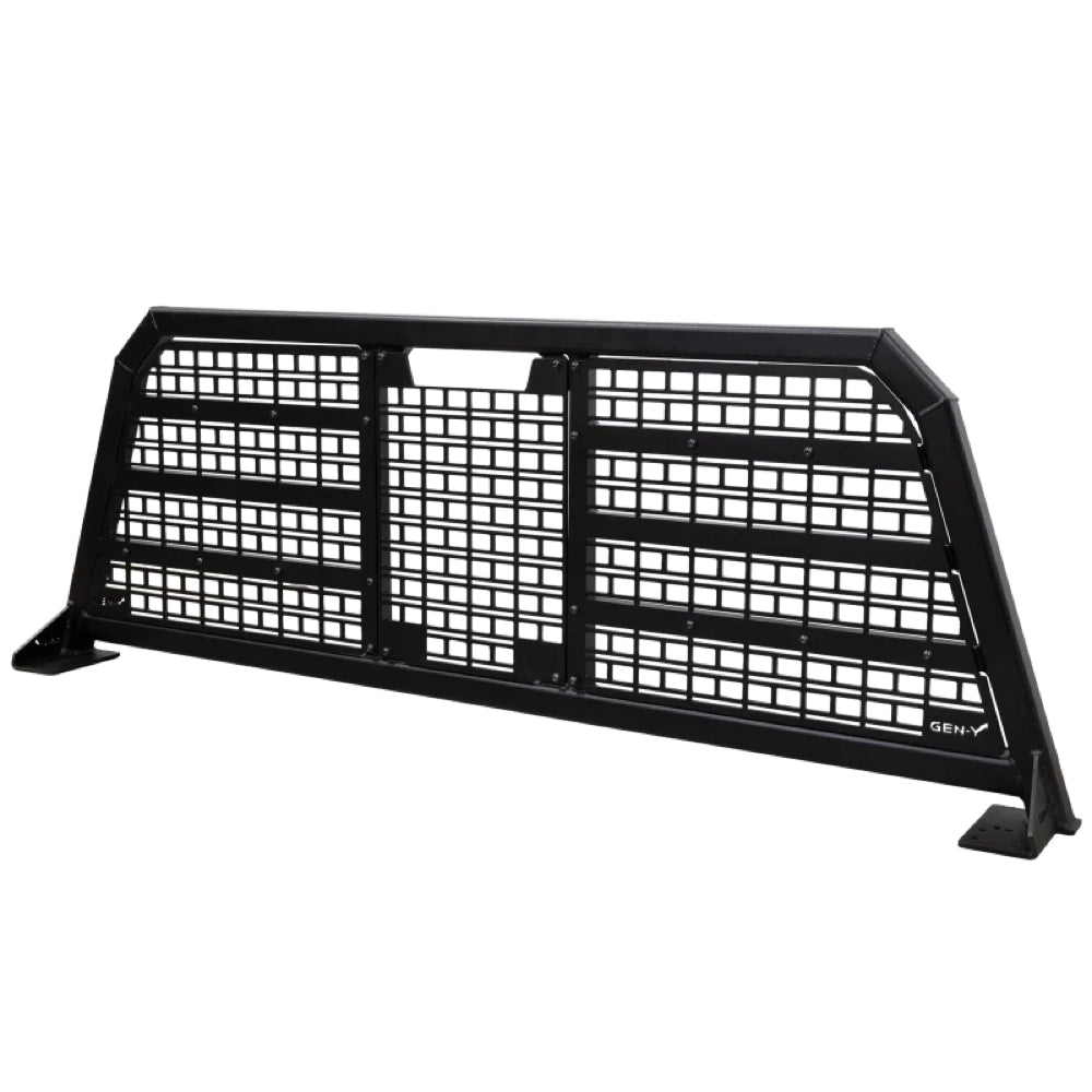 Gen-Y 19+ Dodge Ram 2500/3500 DEFIANCE Headache Rack/ 3-Molle Panels - Black - GENGH-28004 - product view 1