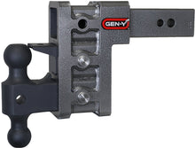 Load image into Gallery viewer, Gen-Y Mega Duty 2.5in Shank 6in Drop 3500lb TW 32K Hitch w/GH-0161 Dual-Ball/Pintle Lock - Black Ops Auto Works