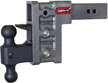 Load image into Gallery viewer, Gen-Y Mega Duty 2.5in Shank 6in Drop 3K TW 21K Hitch w/GH-061 Dual-Ball/GH-062 Pintle Lock - Black Ops Auto Works