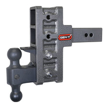 Load image into Gallery viewer, Gen-Y Mega Duty 2.5in Shank 6in Offset Drop 21K Hitch w/GH-061 Dual-Ball/GH-062 Pintle Lock - Black Ops Auto Works