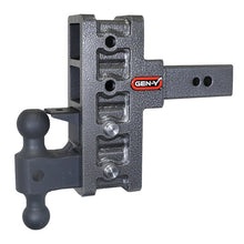 Load image into Gallery viewer, Gen-Y Mega Duty 2.5in Shank 6in Offset Drop 32K Hitch w/GH-0161 Dual-Ball/GH-0162 Pintle Lock - Black Ops Auto Works