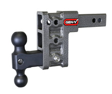 Load image into Gallery viewer, Gen-Y Mega Duty 2in Shank 5in Drop 1500lb TW 10K Hitch w/GH-031 Dual-Ball - Black Ops Auto Works