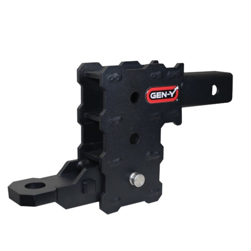 Gen-Y Phantom 2in Hollow Shank 4.5in Drop 500lb TW 12K Hitch w/GH-102541 Mount/GH-102359 Pin & Clip - Black Ops Auto Works