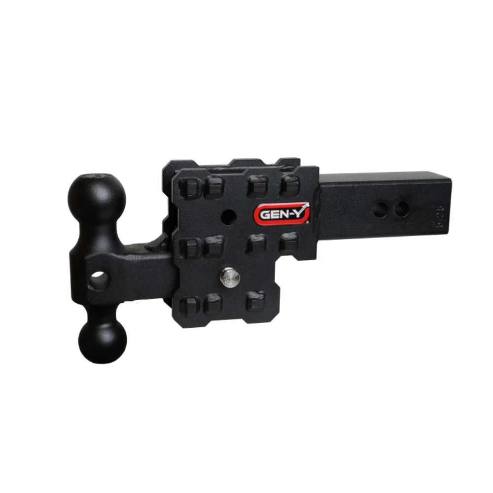 Gen-Y Phantom-X 2.5in Solid Shank 2.5in Drop 1.6K TW 16K Hitch w/GH-051 (No Flat Towing) - GEN-Y Hitch GH-2412X
