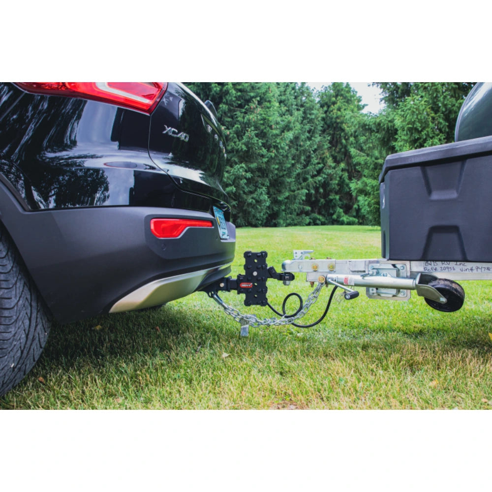 Gen-Y Phantom-X 2.5in Solid Shank 7.5in Drop 1.6K TW 16K Hitch w/GH-051 & GH-032 (No Flat Towing) - GEN-Y Hitch GH-2424X