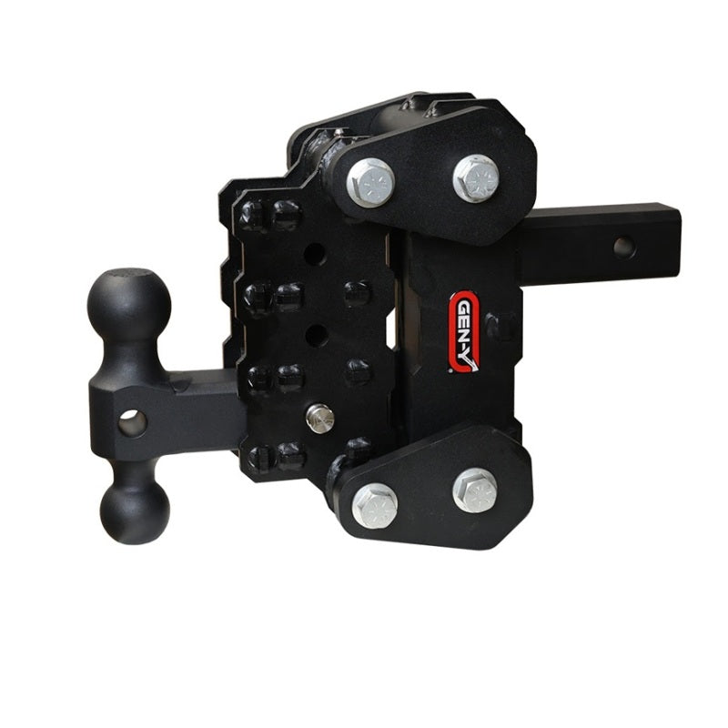 Gen-Y Phantom-XT 2in Solid Shank 4.25in Drop 1K TW 10K Hitch w/GH-031 Dual-Ball Mount GEN-Y Hitch GENGH-104176XT