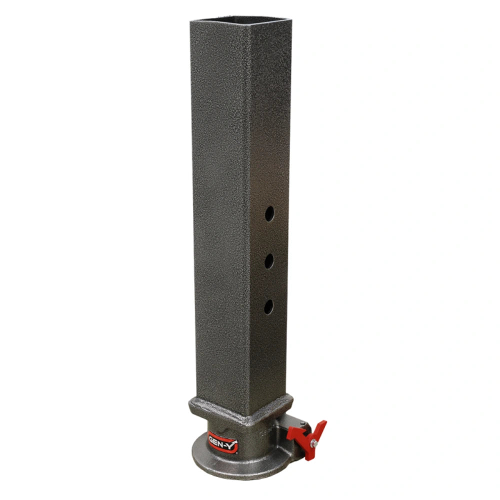 Gen-Y Viking 4in Square Tube Gooseneck Static Hitch w/SnapLatch 2-5/16in Coupler 8.5K TW 30K - GEN-Y Hitch GH-7101