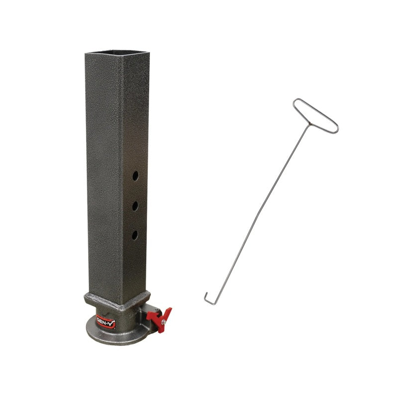 GEN-Y Hitch Gen-Y Viking 4in Square Tube Gooseneck Static Hitch w/SnapLatch 2-5/16in Coupler 8.5K TW 30K