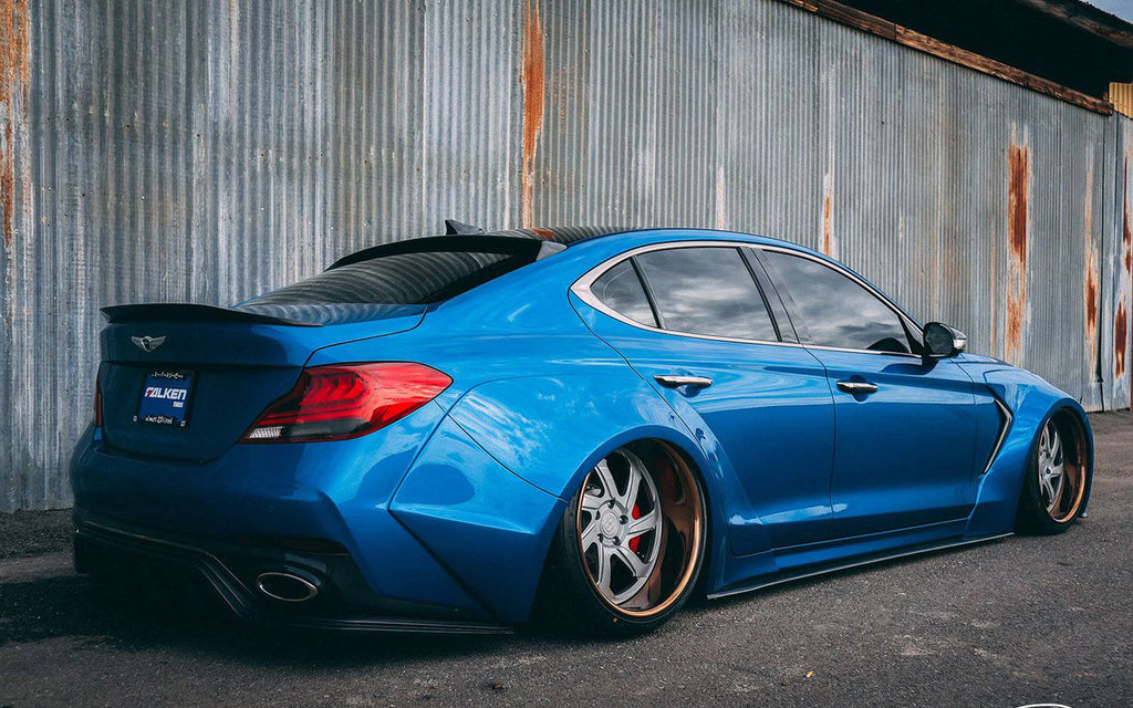 Genesis G70 Side Skirt V2 - Black Ops Auto Works