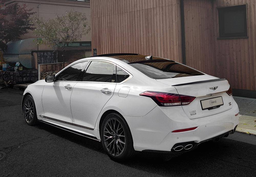 Genesis G80 Carbon Fiber Side Skirts - Black Ops Auto Works