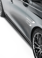 Load image into Gallery viewer, Genesis G80 Carbon Fiber Side Skirts V2 - Black Ops Auto Works