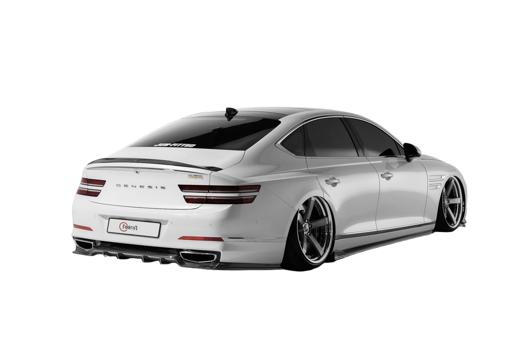Genesis G80 Carbon Fiber Trunk Spoiler - Black Ops Auto Works