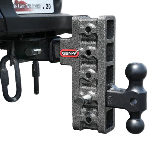 Mega Duty hitch installed on truck receiver