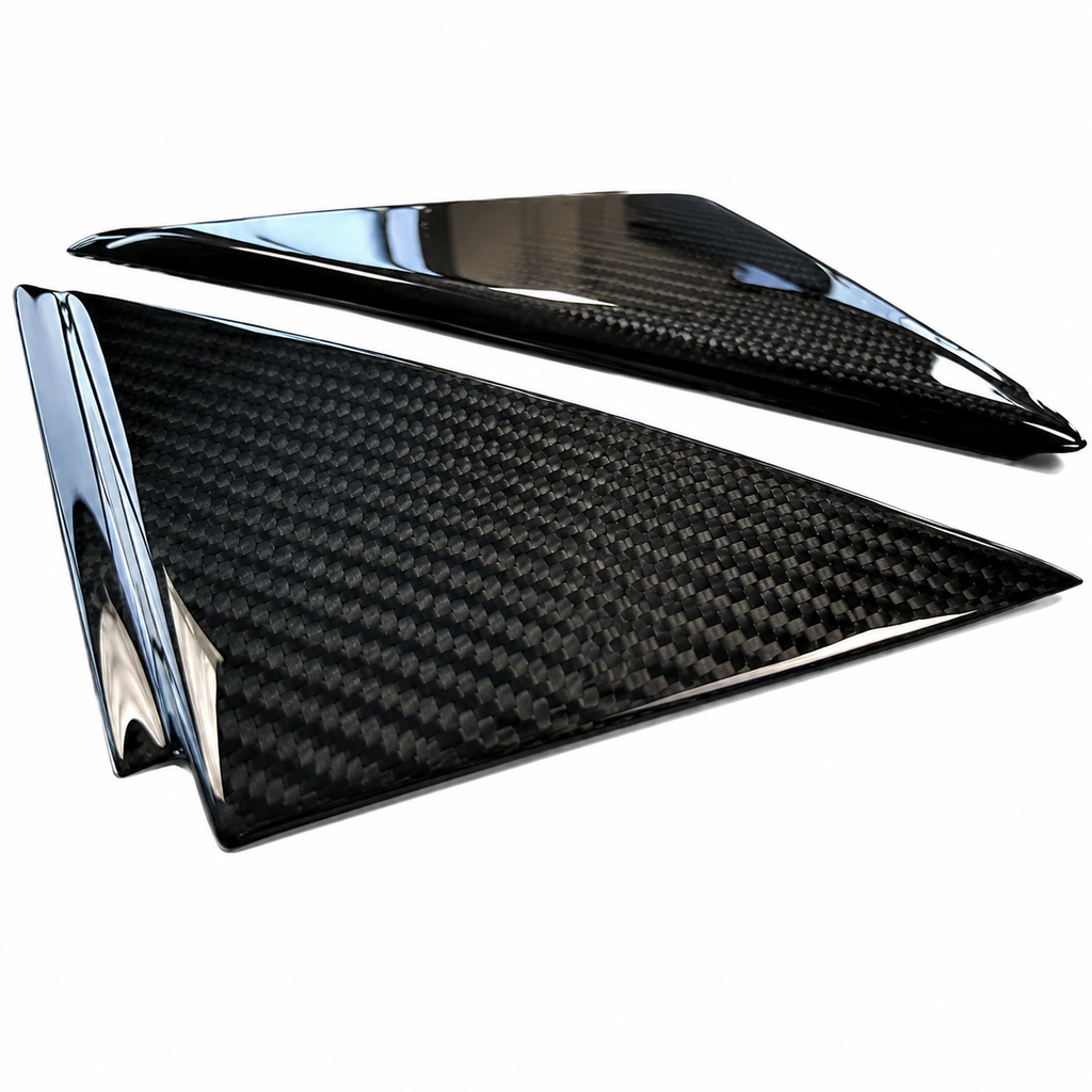 German Rush door trim kit in carbon fiber fitted on a 2007-2014 Audi R8, image 4