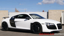 Load image into Gallery viewer, German Rush fender accents in carbon fiber angle on a 2007-2015 Audi R8, image 3