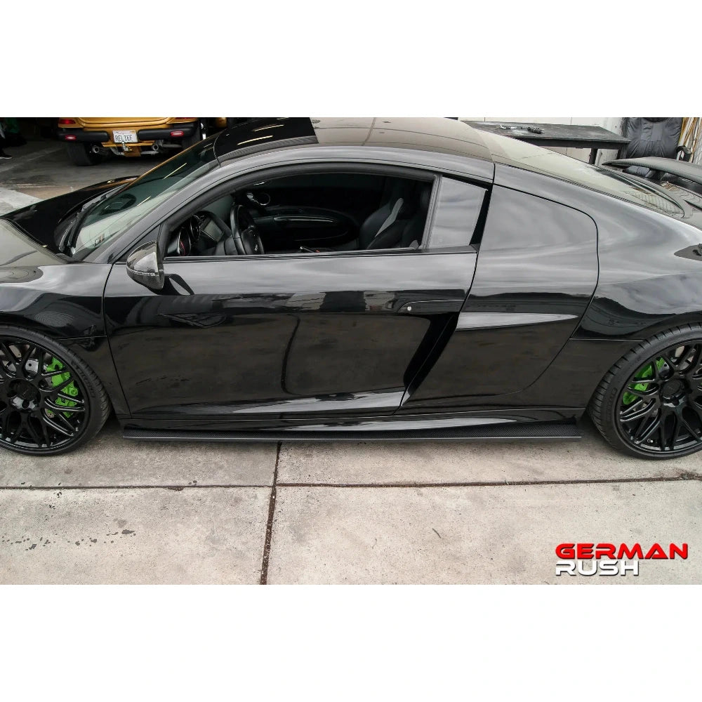 German Rush Carbon Fiber Side Splitter Kit for 2007-2015 Audi R8 - German Rush GR8CFSSPLT0714