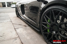 Load image into Gallery viewer, German Rush side splitters in carbon fiber detail on a 2007-2015 Audi R8, image 2