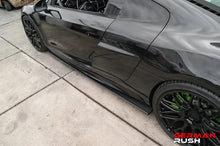 Load image into Gallery viewer, German Rush side splitters in carbon fiber front on a 2007-2015 Audi R8, image 8